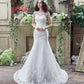 Robe de mariée sirène sexy en dentelle