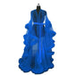 robe soirée en fourrure, transparente, sexy, pour femmes matures, chemises de nuit, longues robes de mariée