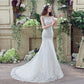 Robe de mariée sirène sexy en dentelle
