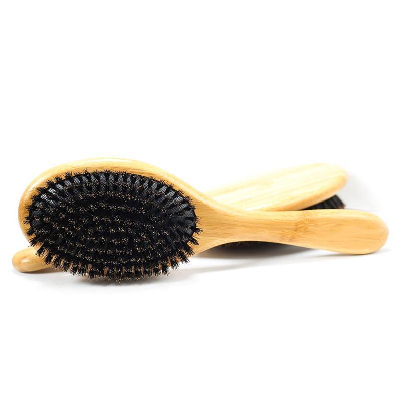 Brosse à cheveux en poils de sanglier