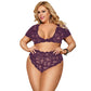 Ensemble de sous vêtements en dentelle pur femme