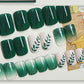 Autocollants manucure, faux ongles