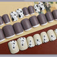 Autocollants manucure, faux ongles
