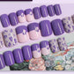Autocollants manucure, faux ongles