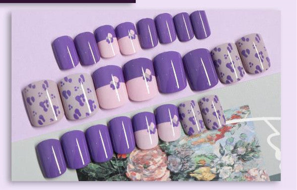 Autocollants manucure, faux ongles