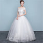 Robe de mariée Manches de mariée Robe de mariée était mince et mince