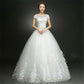 Robe de mariée Manches de mariée Robe de mariée était mince et mince