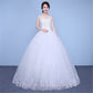 Robe de mariée Manches de mariée Robe de mariée était mince et mince