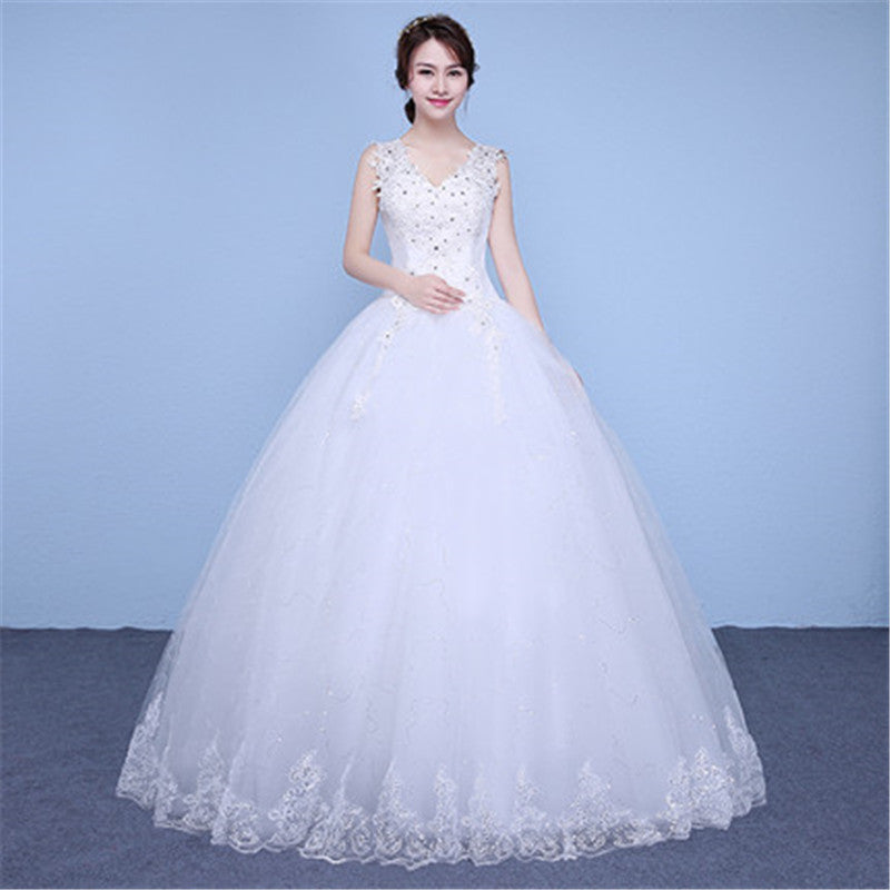 Robe de mariée Manches de mariée Robe de mariée était mince et mince