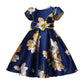 Robe de soirée brodée et moelleuse, robe de princesse, costume de maternelle, robe pour fille