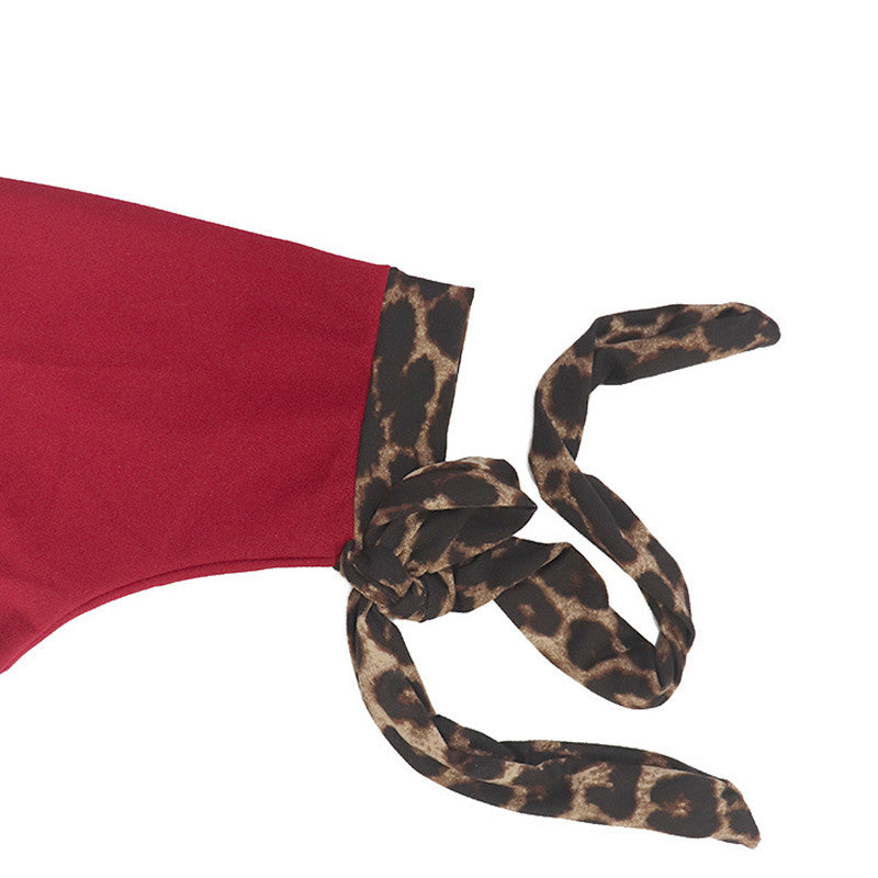 Leopard Print Robe