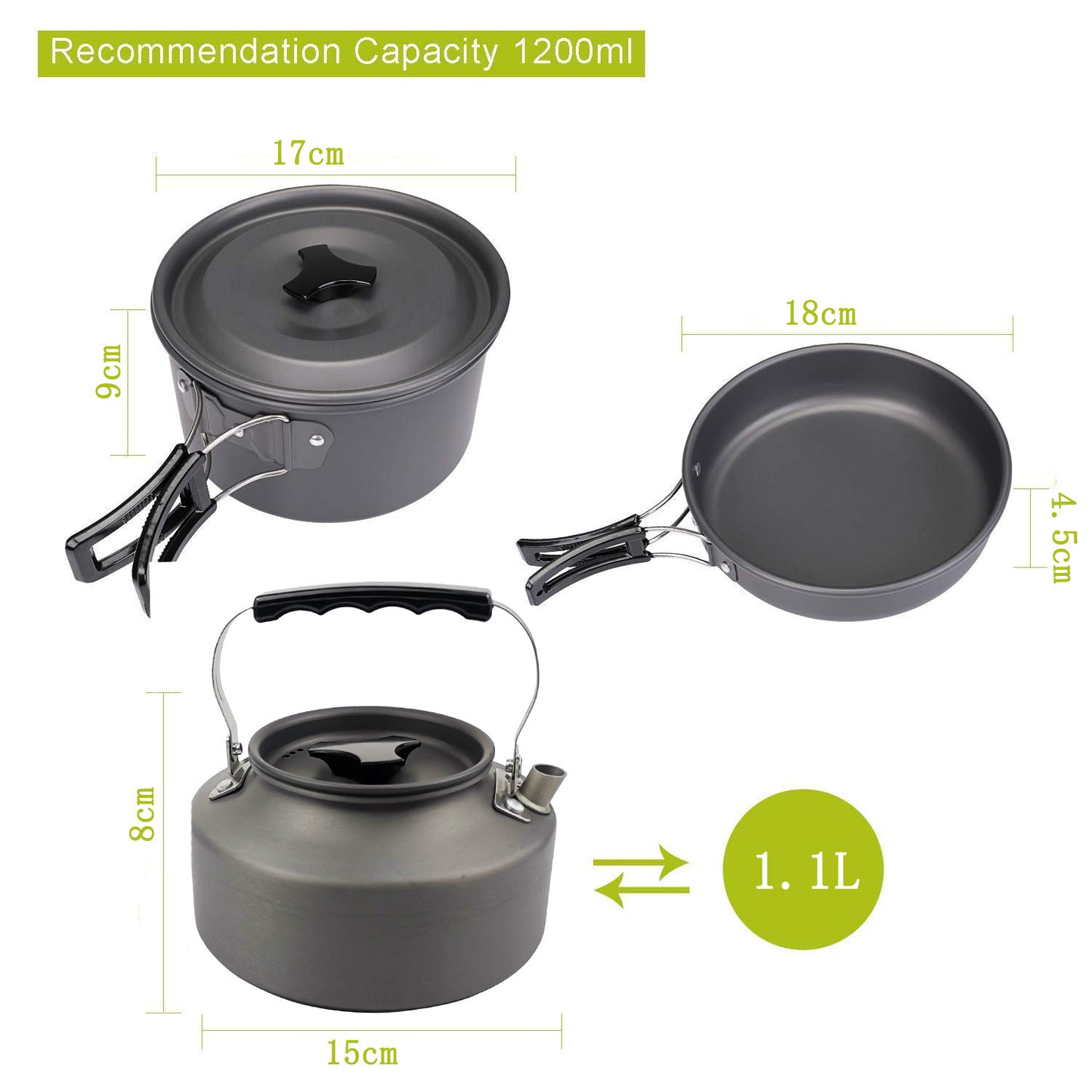 Bouilloire de camping portable pour l'extérieur Nouveau