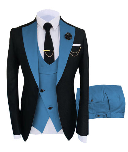 Nouvelles pièces de costume d'arrivée Smokings de mariage coupe ajustée One