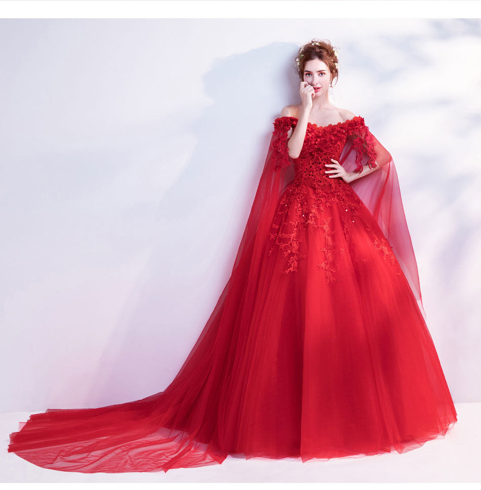 Robe de mariée à manches longues