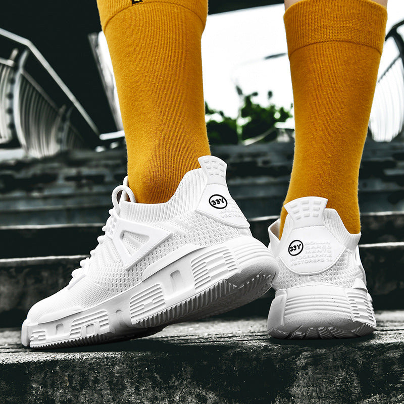 Chaussures de sport décontractées en maille tissée pour homme