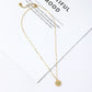 Petit collier soleil en acier inoxydable tendance or titane