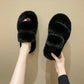 Chaussons d'hiver confortables femme