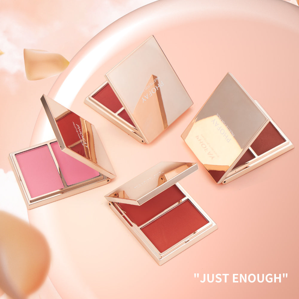 Duo de blush crème et poudre
