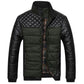 Veste patchwork de mode hiver pour homme