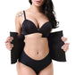 Gaine corset en caoutchouc pressé simple et mat pour femmes