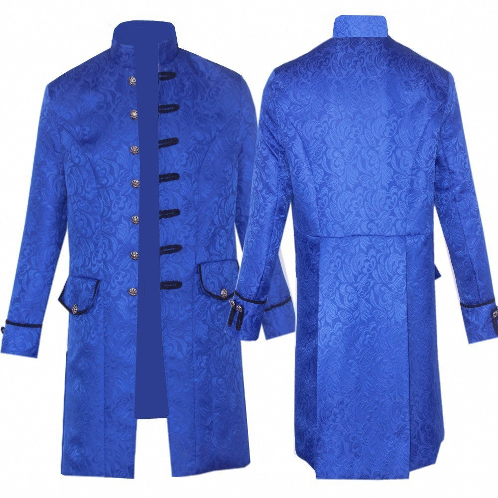Costume médiéval couleur unie mode steampunk