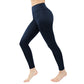 Leggings en molleton rembourré chaud pour femme taille haute