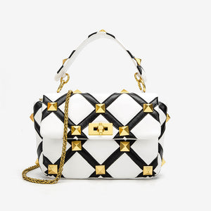 Sac Femme Tendance – À carreaux, Porté Épaule ou Crossbody