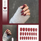 Faux ongles – Stiletto longs, transparents, mat, complets, avec colle