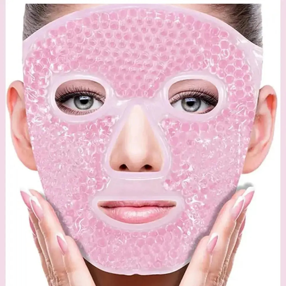 Masque facial cryothérapie – Réutilisable, apaisant, effet rafraîchissant.