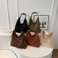 Bag for women large capacity simple tote bag retro and lazy suede big bun mother bag