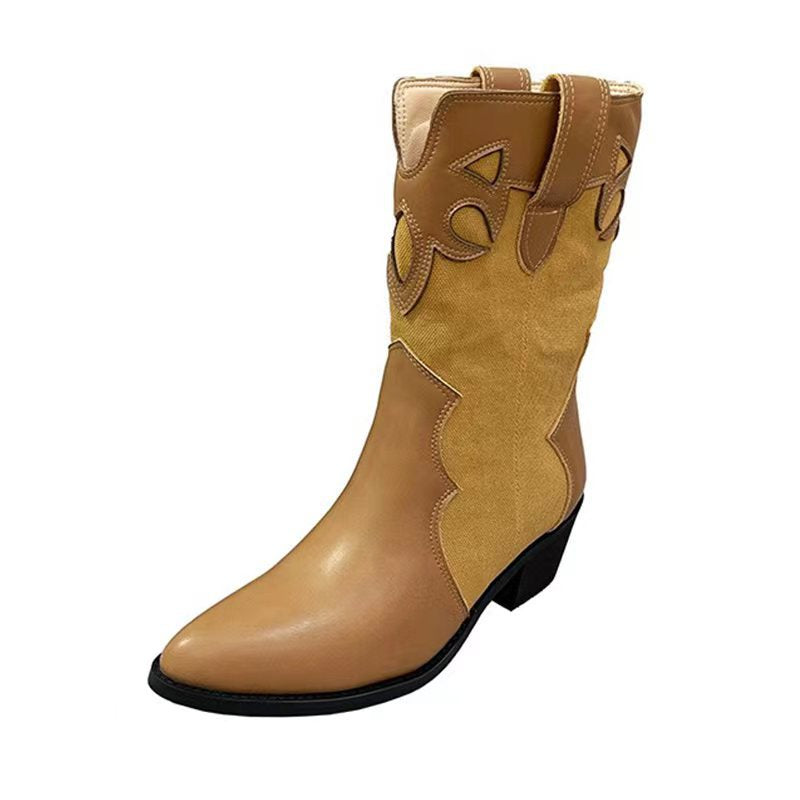 Bottes western style cowboy pour femme