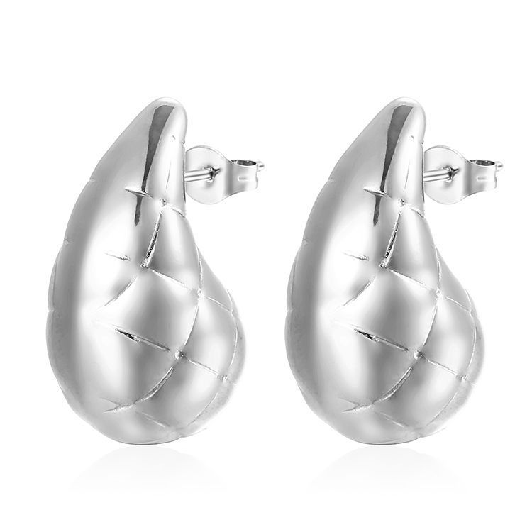 Boucles d'oreilles pendantes en acier inoxydable pour femme