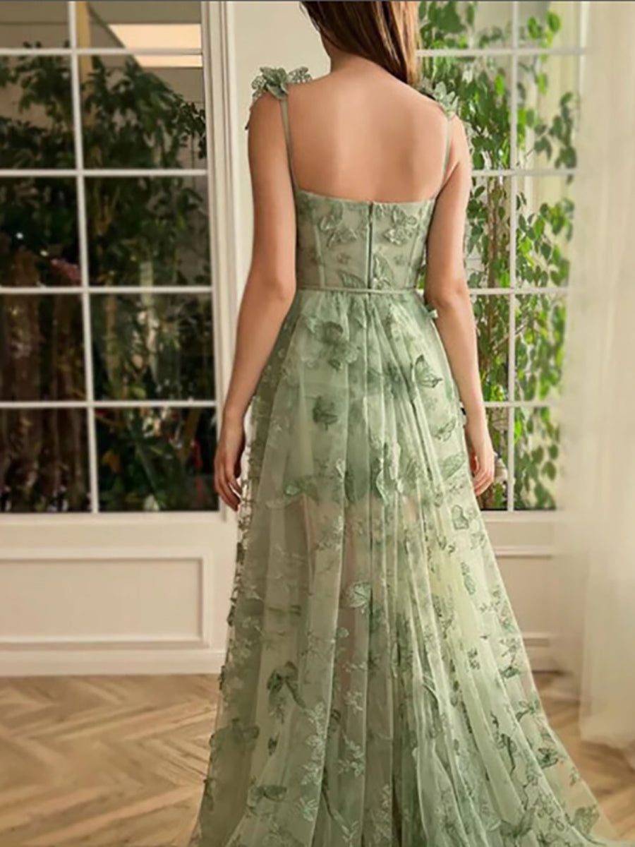 Robe de mariée demoiselle d'honneur à fleurs, robe de princesse