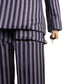 Costume de cosplay rayé d'Halloween du mercredi