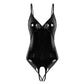 Combinaison dos nu sans manches, simple, col en V, taille haute, pour femme