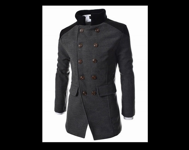 Manteau chaud double face