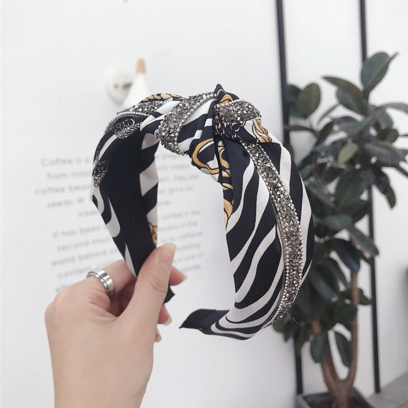 Bandeau de cheveux à motif léopard