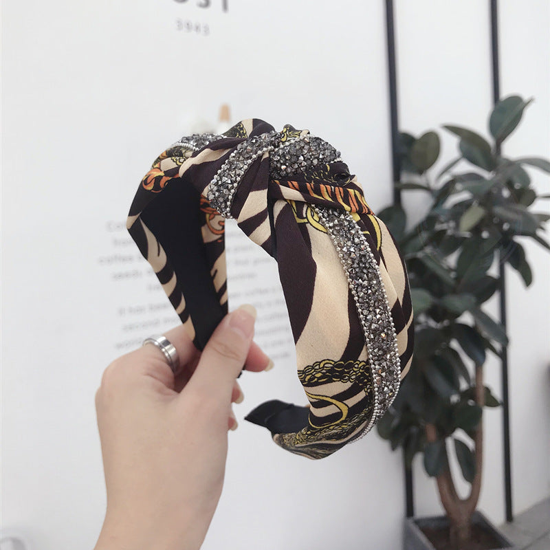 Bandeau de cheveux à motif léopard