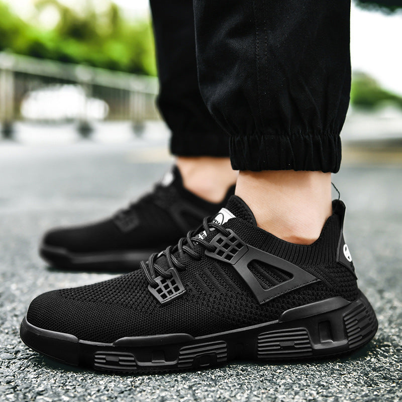 Chaussures de sport décontractées en maille tissée pour homme