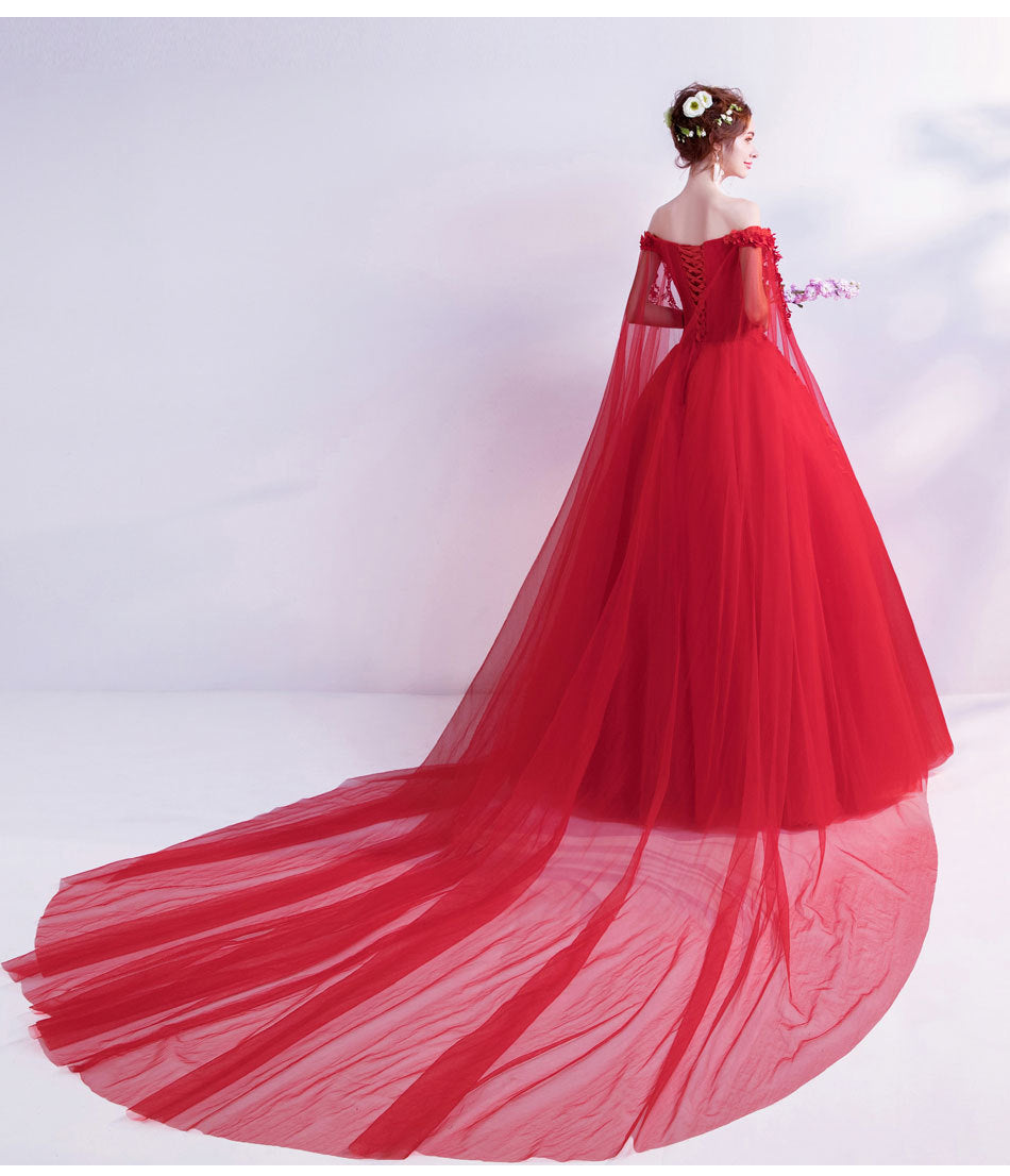 Robe de mariée à manches longues