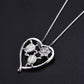 Collier pendentif tortue en or blanc