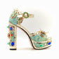 Sandales Femme Grande Taille – Talons Bloc, Style Baroque & Ouverture Poisson