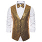 Gilet à paillettes pour costume de scène pour homme