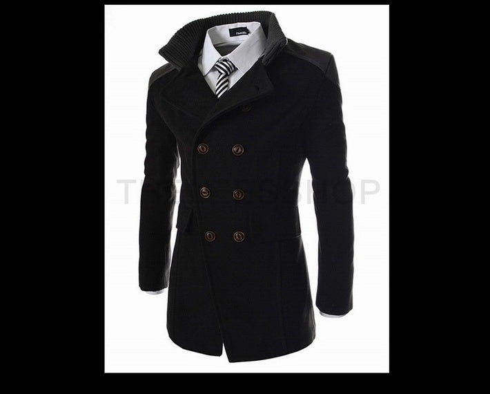 Manteau chaud double face