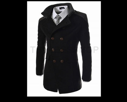 Manteau chaud double face