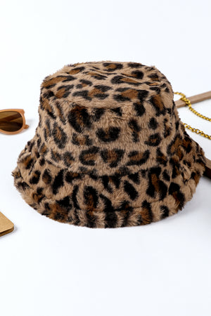 Thai Curry Leopard Peluche à large bord Chapeau de pêcheur d'hiver