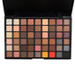 Palette de maquillage professionnelle portable de 54 couleurs