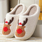 Chaussons de d’hiver motif noël confortables