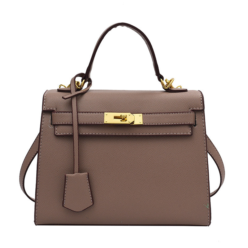 Sac Kelly Femme – PU, Couleur Unie & Porté Croisé Tendance