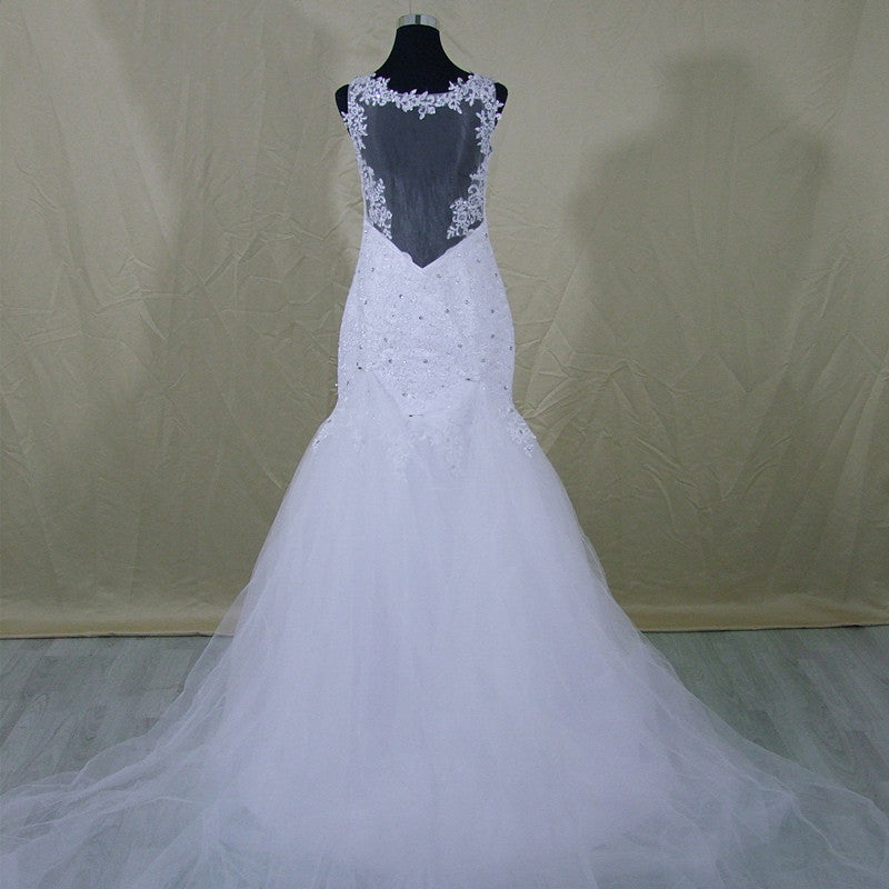 Robe de mariée sirène en dentelle